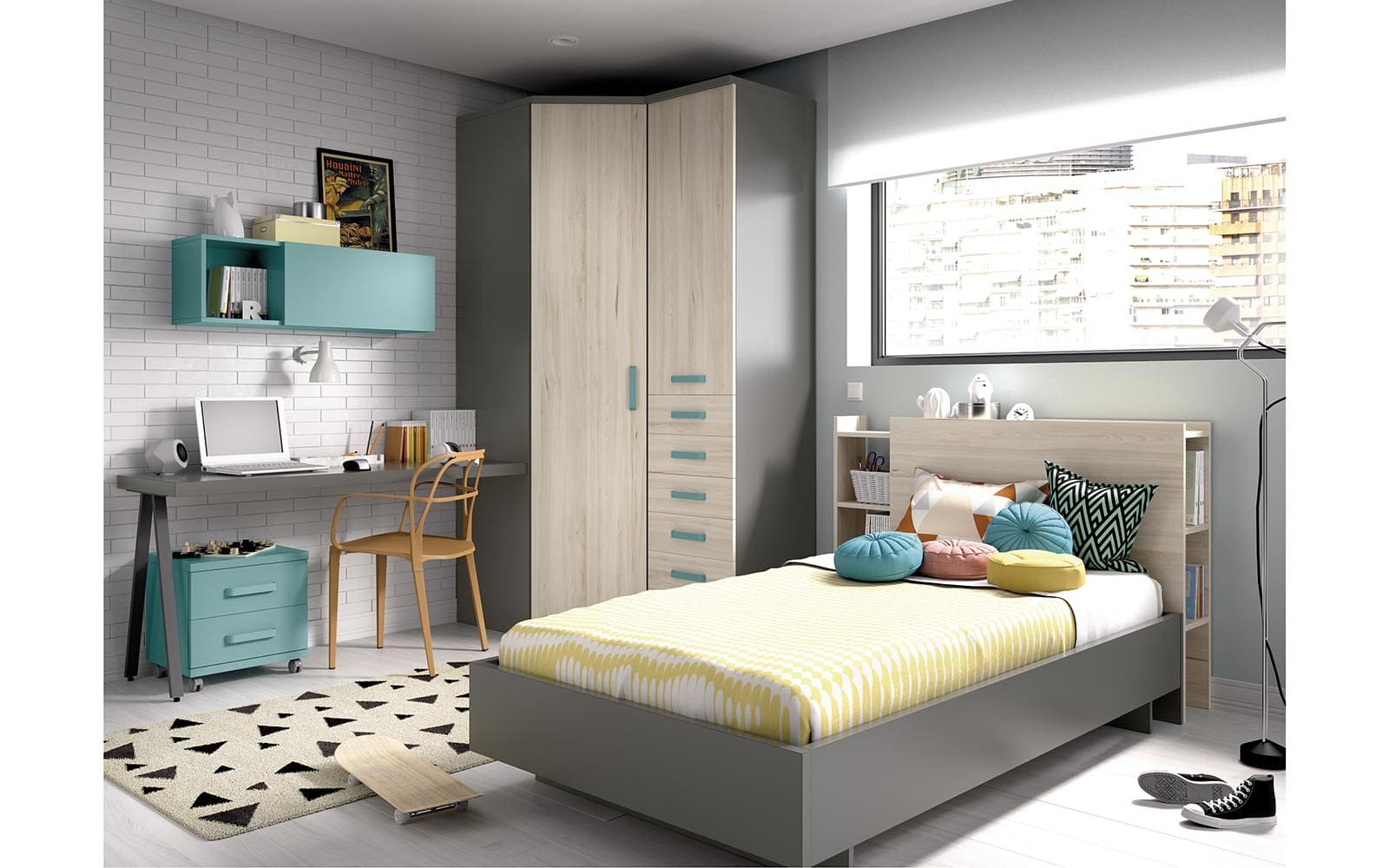 Dormitorios Juveniles - Varios Colores - MakroMueble
