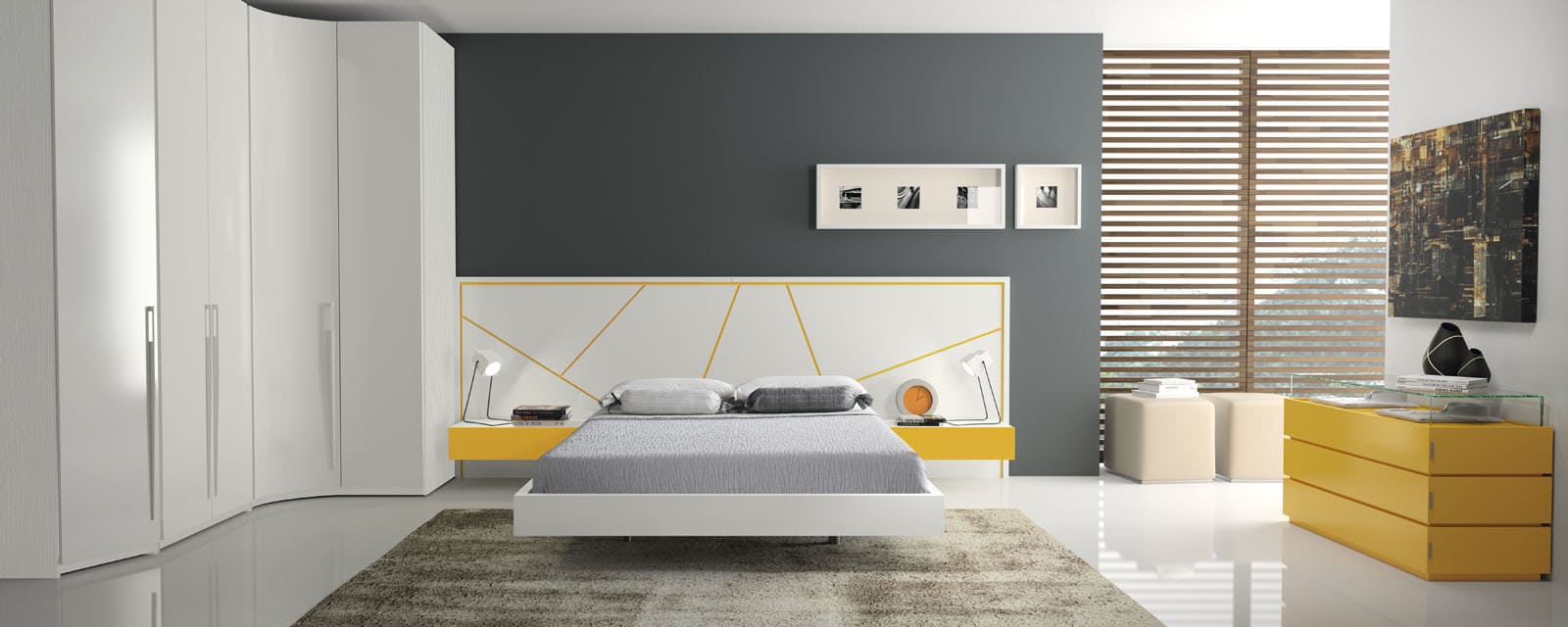 Dormitorio Distintos Colores - MakroMueble